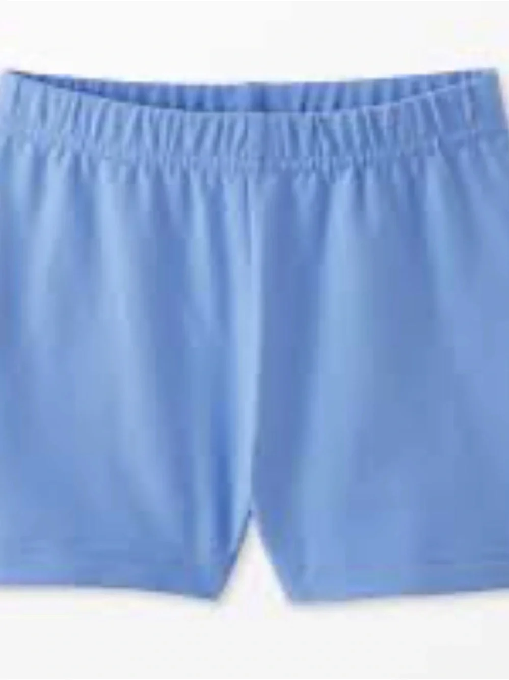 Hanna Andersson Sky Blue Elastic-Waist Tumble Shorts Sz 110cm
